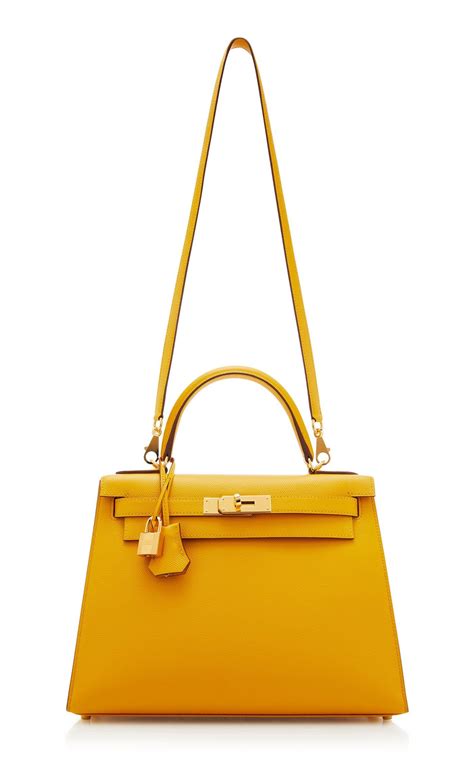 jaune ambre hermes kelly|HERMES Epsom Kelly Sellier 28 Jaune Ambre.